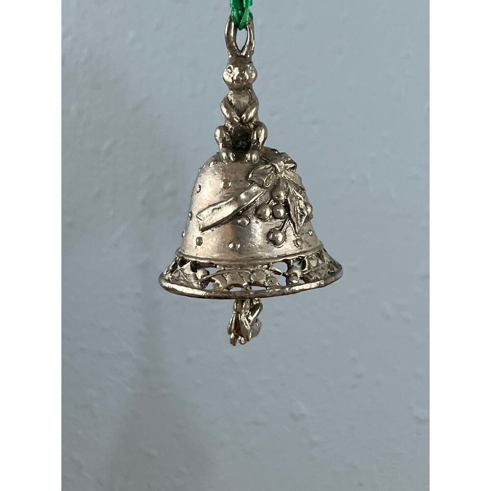 VTG Arthur Court 1998 Bunny Bell Christmas Ornament Holidays